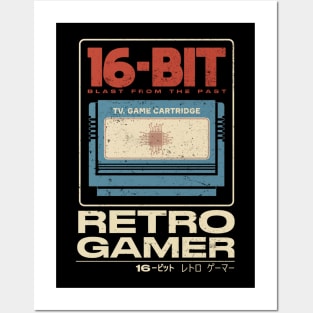 16-bit Retro Gamer Posters and Art